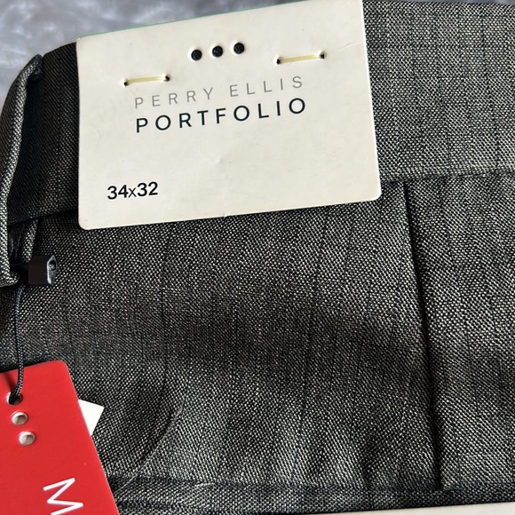 NWT Perry Ellis Portfolio Men’s Dress Pants 34X32 - Picture 4 of 4